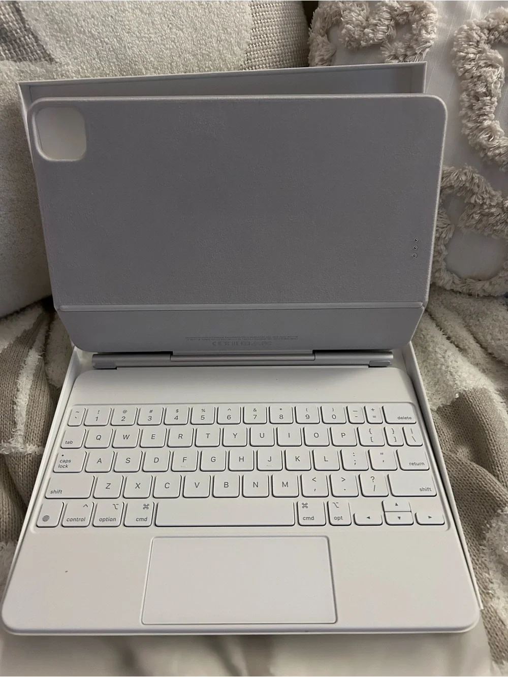 Apple iPad Magic Keyboard - White/Silver Accents